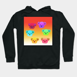 Winter Koalas - Red/Orange Hoodie